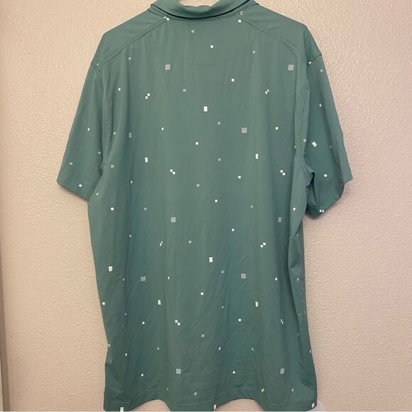 Nike Golf Dri-FIT Player Printed Mens sage green Polo embroidered Royal Oaks XL - Picture 3 of 11